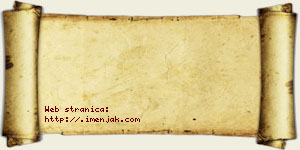 Rafailo Nerić vizit kartica